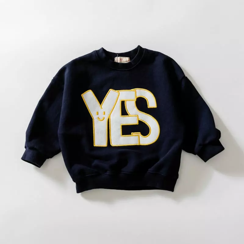 U & I - Korean Children Fashion - #Kfashion4kids - Yes Sweatshirt