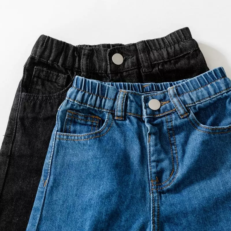 U & I - Korean Children Fashion - #Kfashion4kids - Basic Jeans Baggy - 9