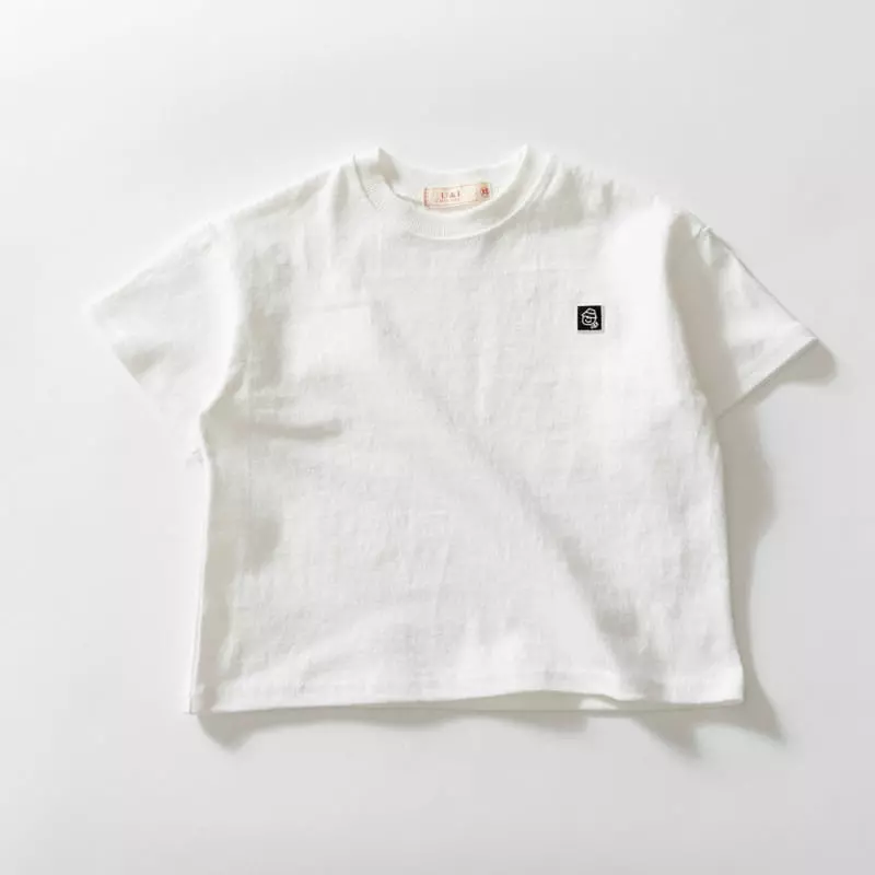 U & I - Korean Children Fashion - #childofig - Patch Point Short Sleeves Tee