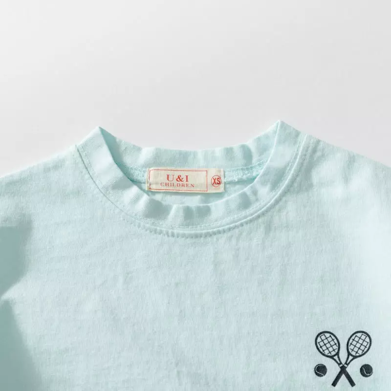 U & I - Korean Children Fashion - #childofig - Tennis Short Sleeves Tee - 11
