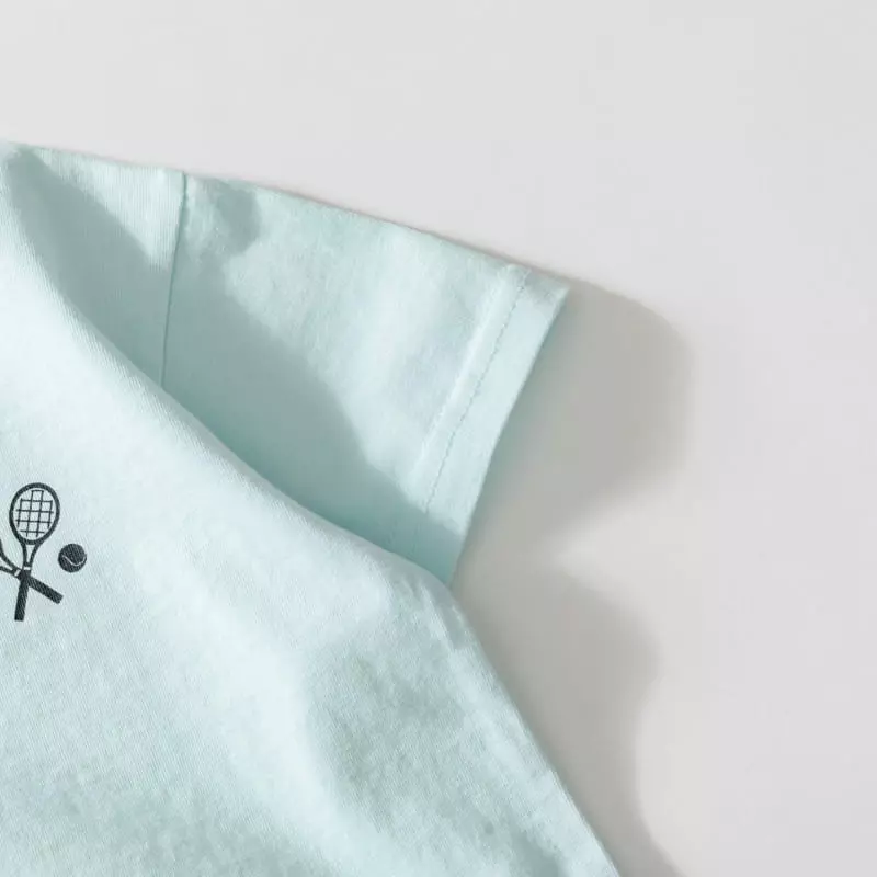 U & I - Korean Children Fashion - #childofig - Tennis Short Sleeves Tee - 12