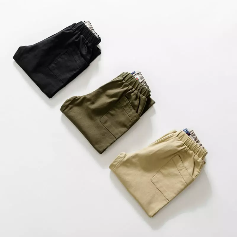 U & I - Korean Children Fashion - #childofig - Out Pocket Cotton Pants - 6