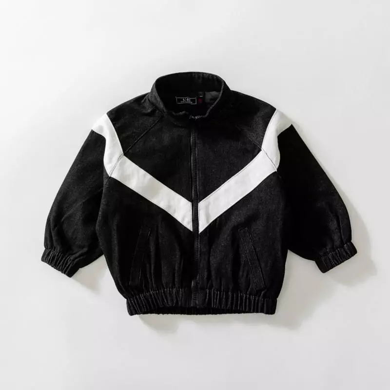 U & I - Korean Children Fashion - #childofig - V Deniom Baseball Jumper - 2