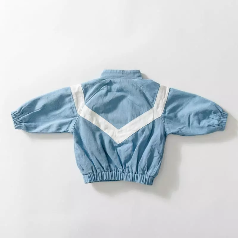U & I - Korean Children Fashion - #childofig - V Deniom Baseball Jumper - 3