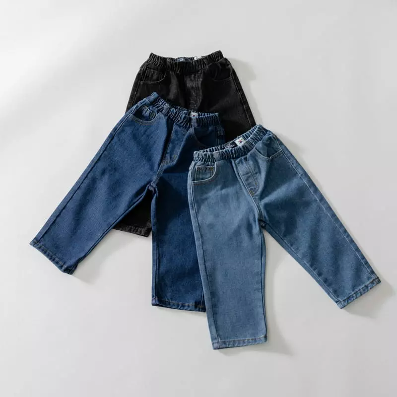 U & I - Korean Children Fashion - #childrensboutique - Straight Jeans