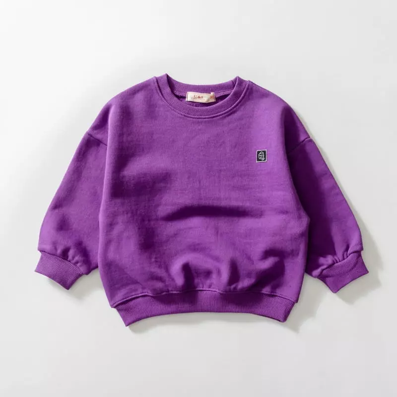 U & I - Korean Children Fashion - #childrensboutique - Patch Point Sweatshirt
