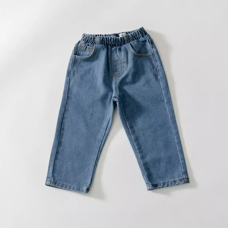 U & I - Korean Children Fashion - #designkidswear - Straight Jeans - 2