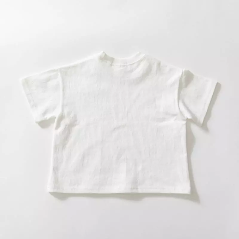 U & I - Korean Children Fashion - #designkidswear - Patch Point Short Sleeves Tee - 3