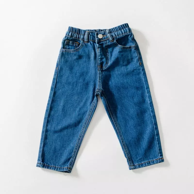 U & I - Korean Children Fashion - #designkidswear - Basic Jeans Baggy - 3