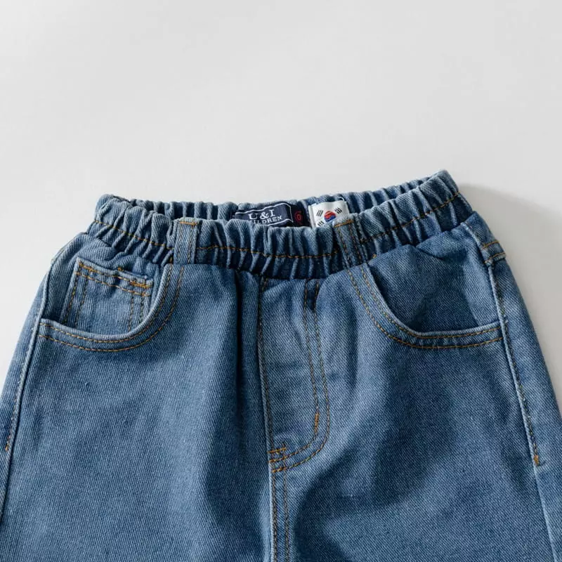 U & I - Korean Children Fashion - #discoveringself - Straight Jeans - 3