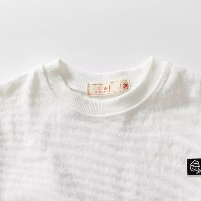 U & I - Korean Children Fashion - #designkidswear - Patch Point Short Sleeves Tee - 4