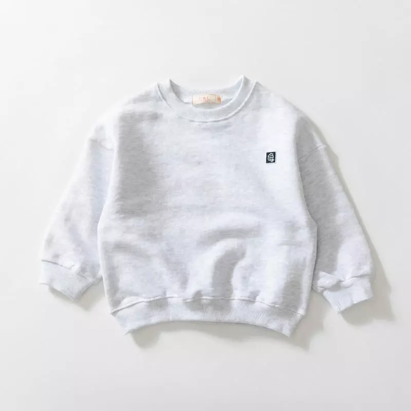U & I - Korean Children Fashion - #discoveringself - Patch Point Sweatshirt - 3