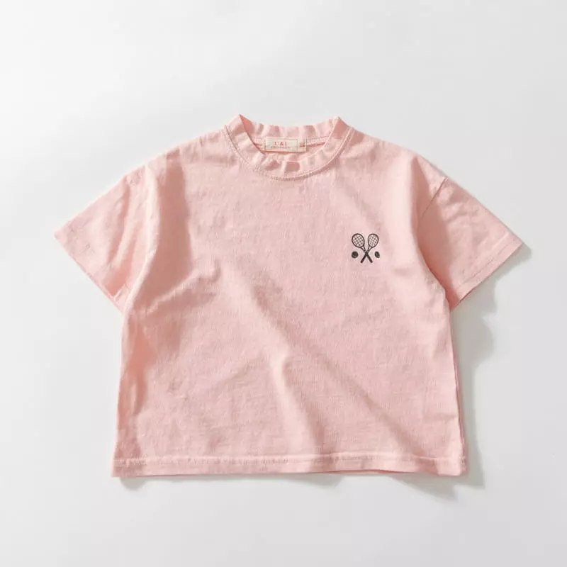 U & I - Korean Children Fashion - #discoveringself - Tennis Short Sleeves Tee