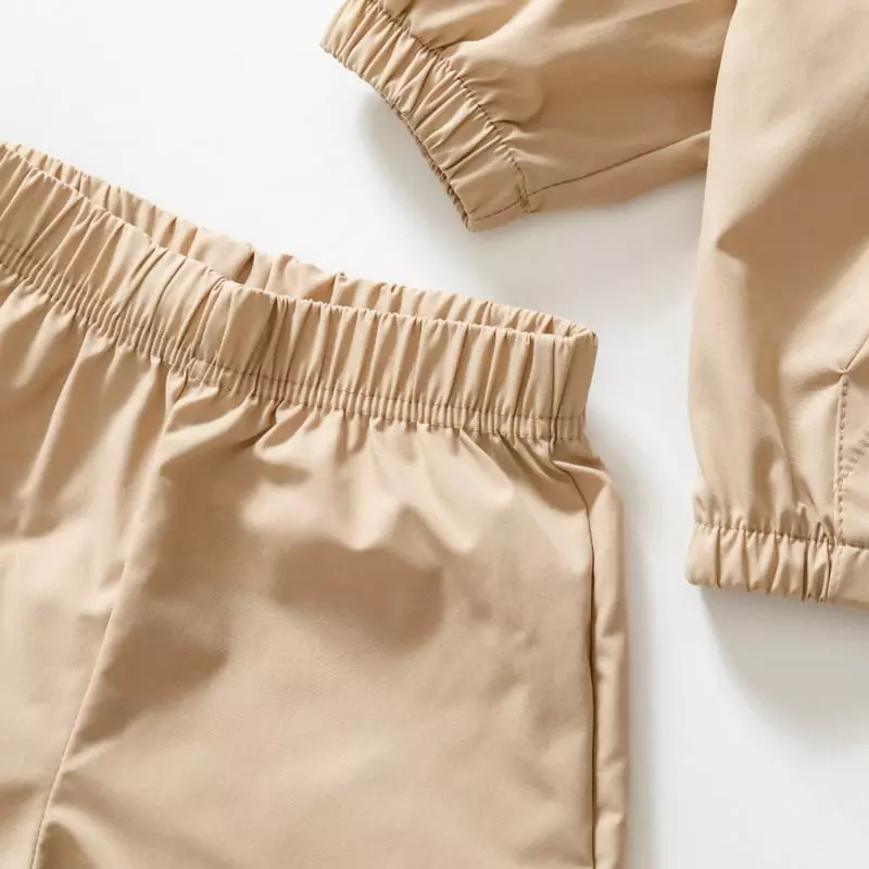 U & I - Korean Children Fashion - #fashionkids - Zip-up Shorts Pants Set - 6