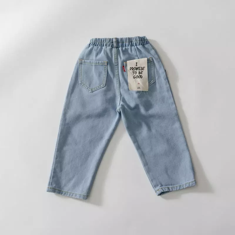 U & I - Korean Children Fashion - #kidsshorts - Wide Jeans - 11
