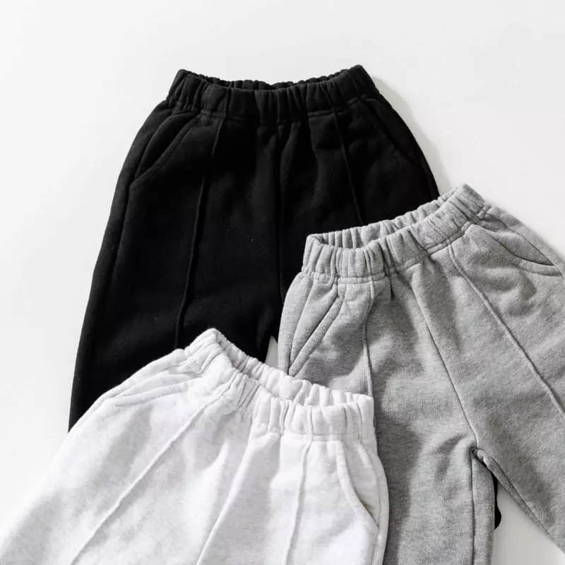 U & I - Korean Children Fashion - #kidsshorts - Pintuck Basic Pants - 8