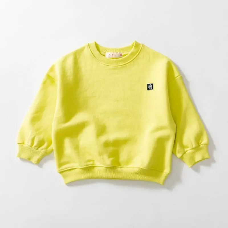 U & I - Korean Children Fashion - #kidsshorts - Patch Point Sweatshirt - 5