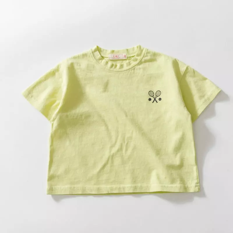 U & I - Korean Children Fashion - #kidsshorts - Tennis Short Sleeves Tee - 3