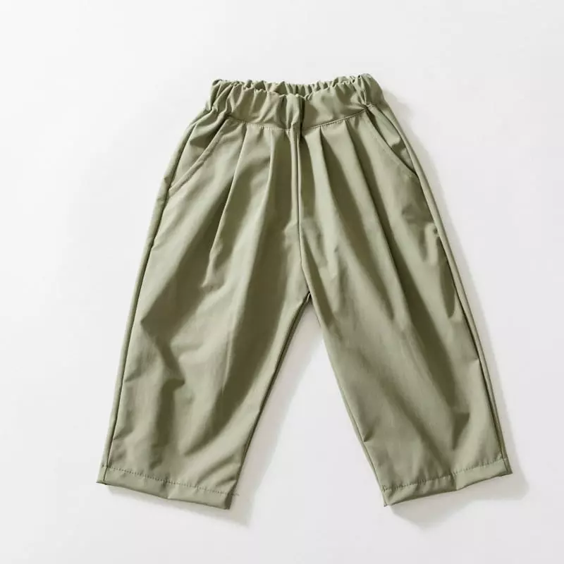 U & I - Korean Children Fashion - #kidsshorts - Couple Wrinkle Baggy Pants with Mom - 2