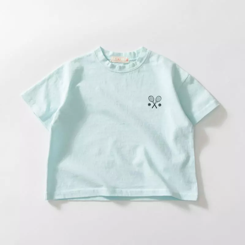 U & I - Korean Children Fashion - #kidsshorts - Tennis Short Sleeves Tee - 4