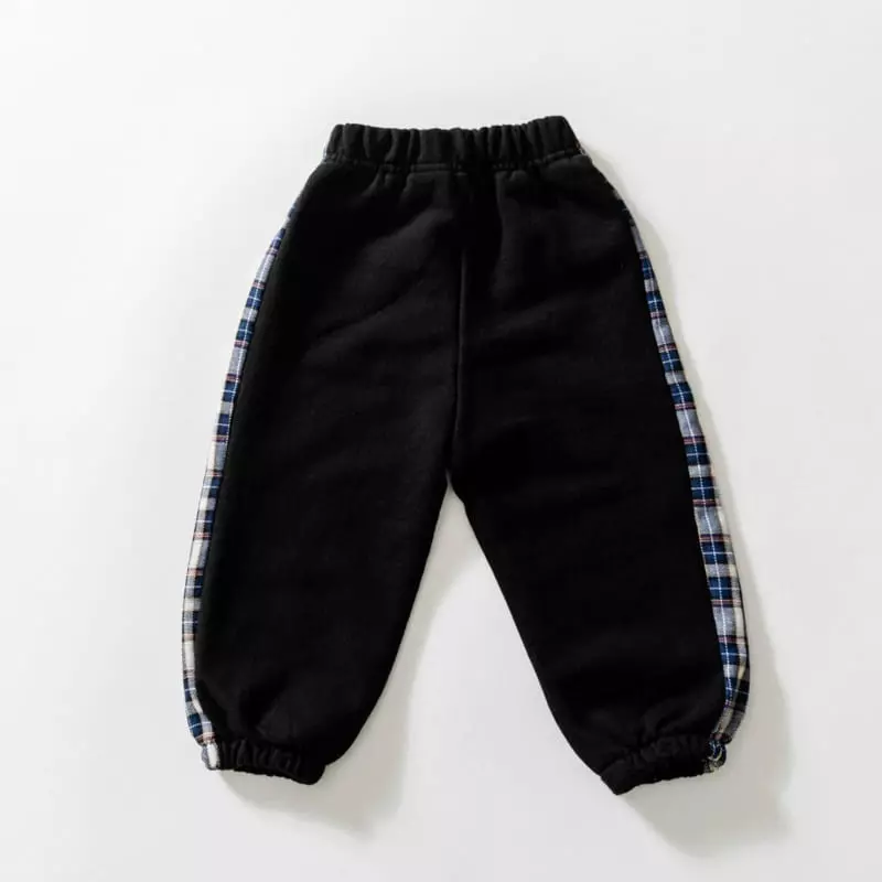 U & I - Korean Children Fashion - #kidsstore - Check Linr Pants - 2