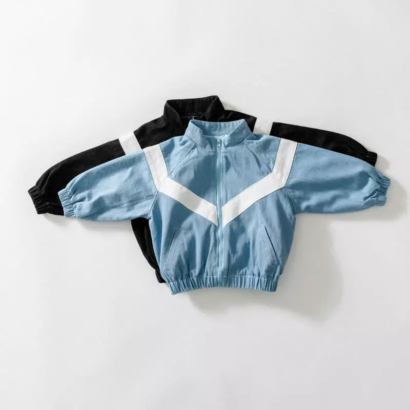 U & I - Korean Children Fashion - #kidsstore - V Deniom Baseball Jumper - 9