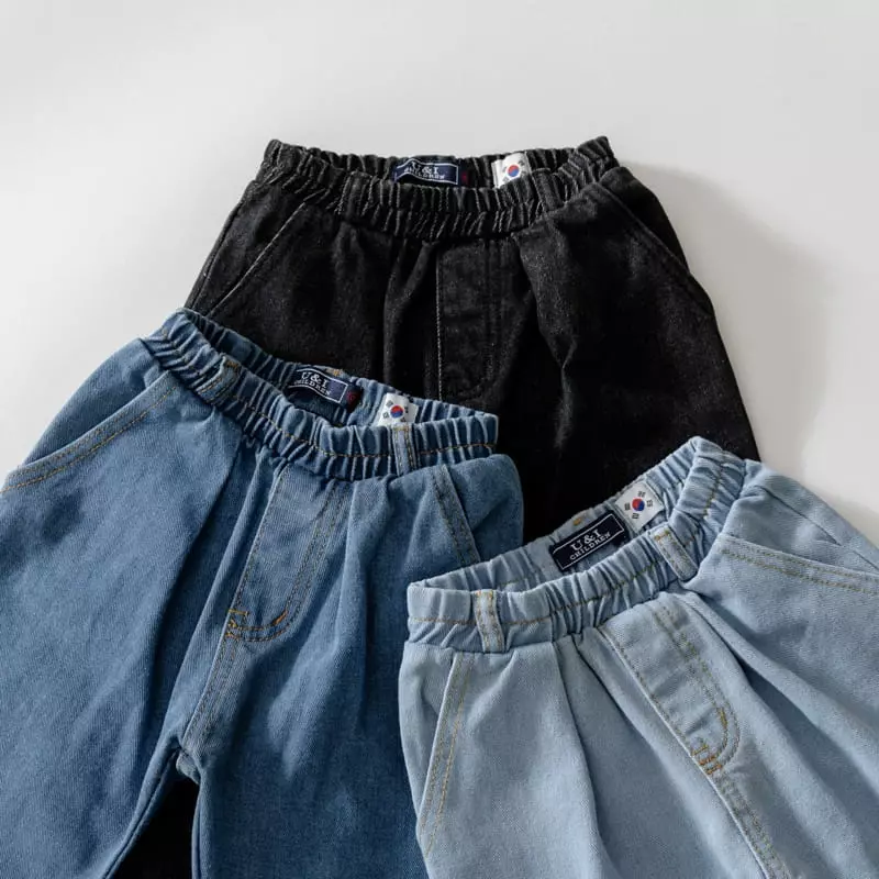U & I - Korean Children Fashion - #littlefashionista - Wide Jeans