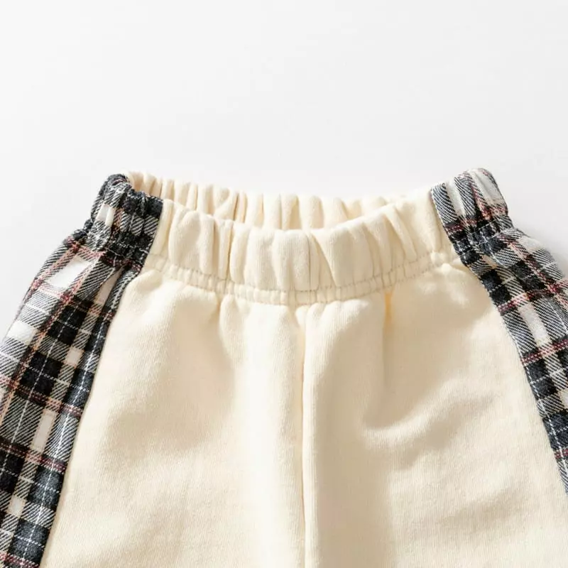 U & I - Korean Children Fashion - #littlefashionista - Check Linr Pants - 5