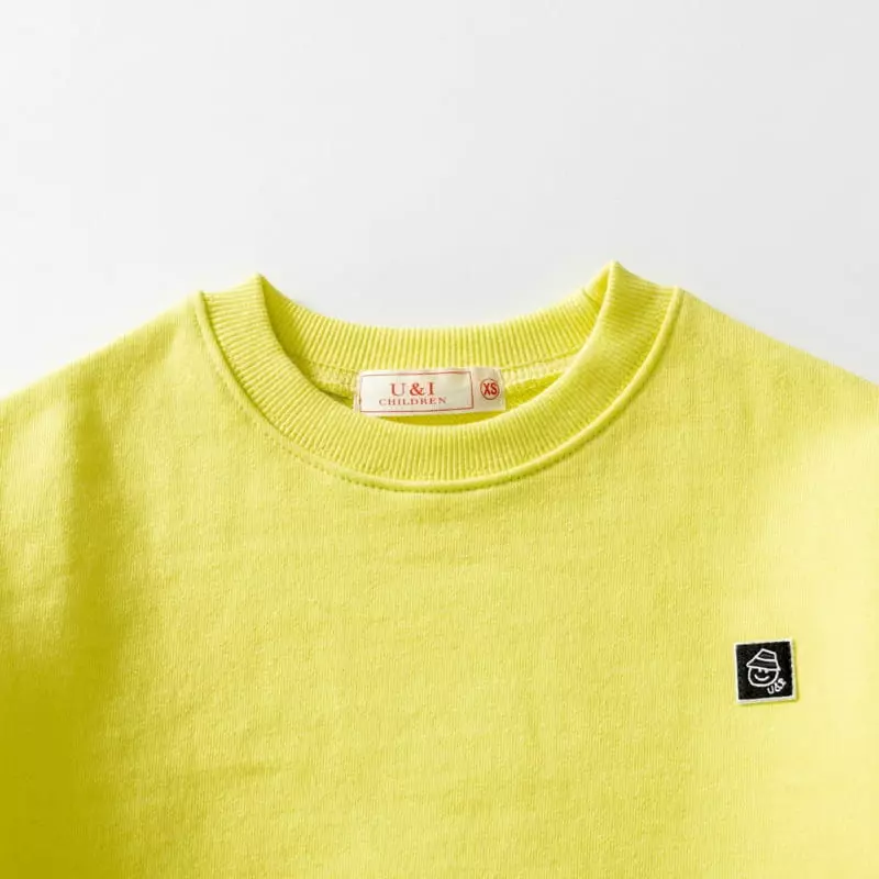 U & I - Korean Children Fashion - #minifashionista - Patch Point Sweatshirt - 11