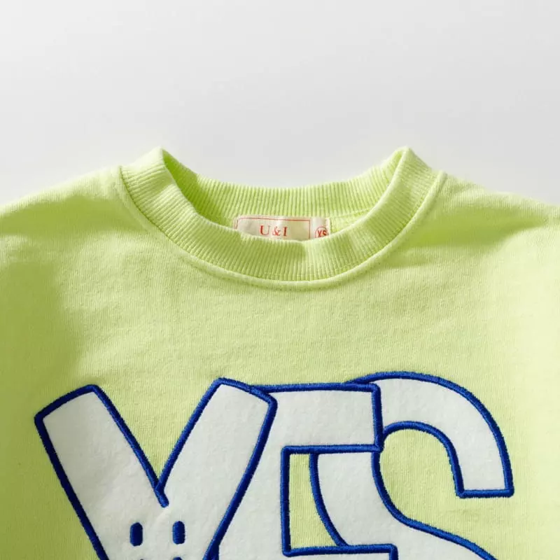 U & I - Korean Children Fashion - #magicofchildhood - Yes Sweatshirt - 4
