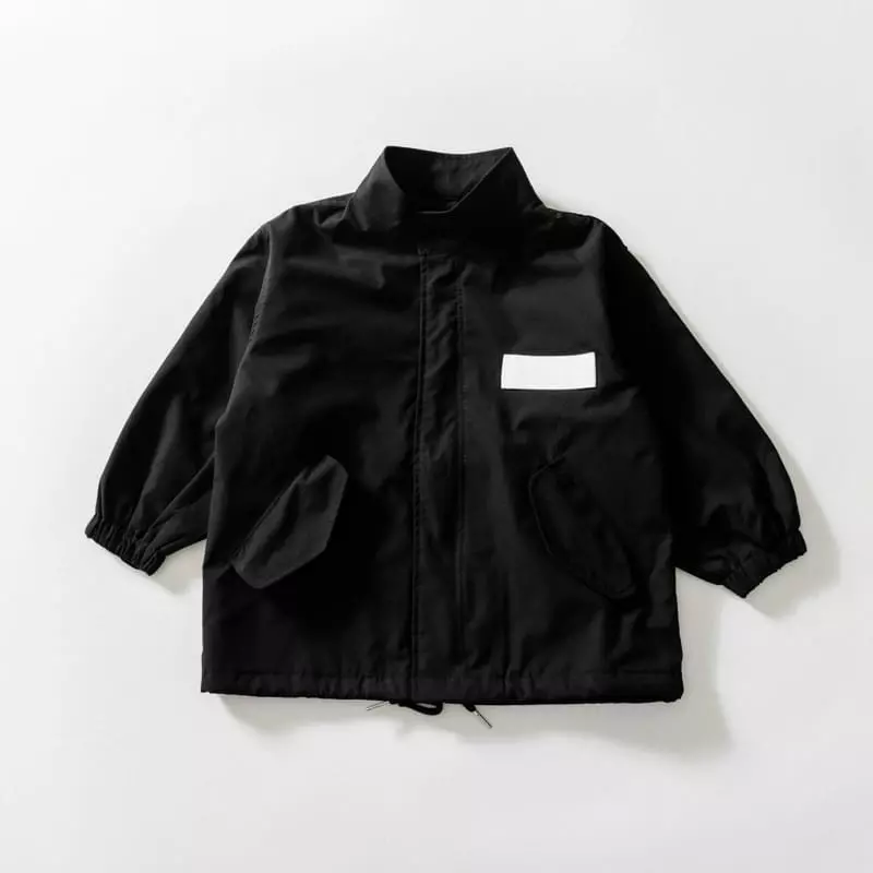U & I - Korean Children Fashion - #minifashionista - Simple Point Field Jacket - 2
