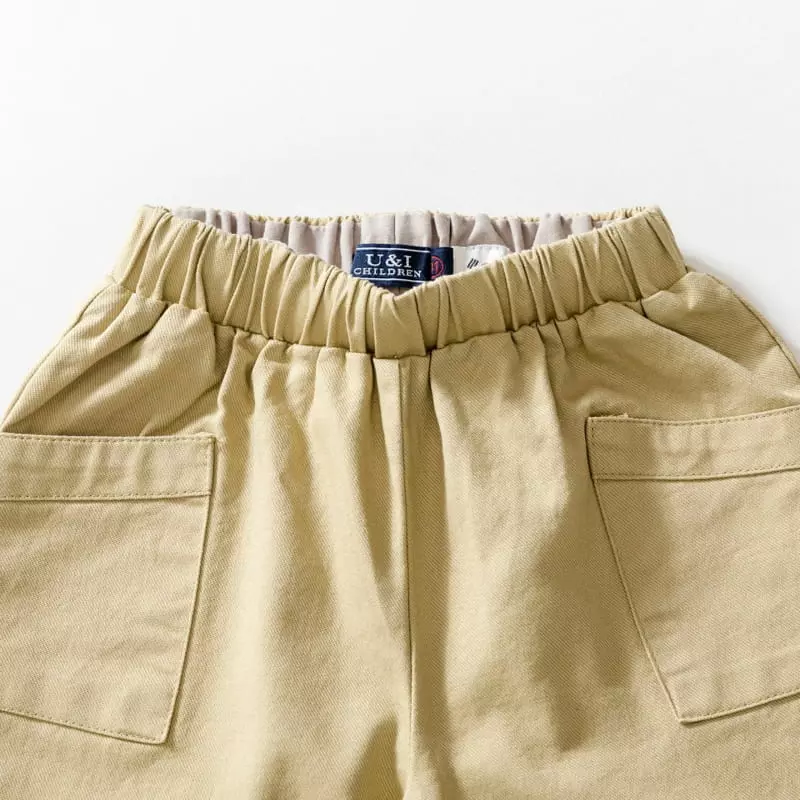 U & I - Korean Children Fashion - #minifashionista - Out Pocket Cotton Pants - 4