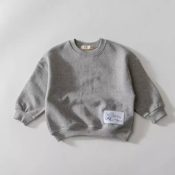 U & I - Korean Children Fashion - #toddlerclothing - Point Sweatshirt - 2