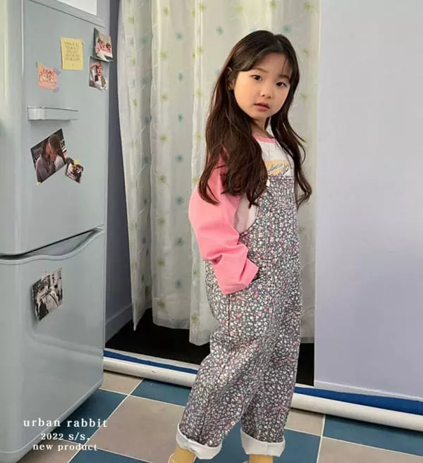 Urban Rabbit - Korean Children Fashion - #Kfashion4kids - Slit Overalls - 5