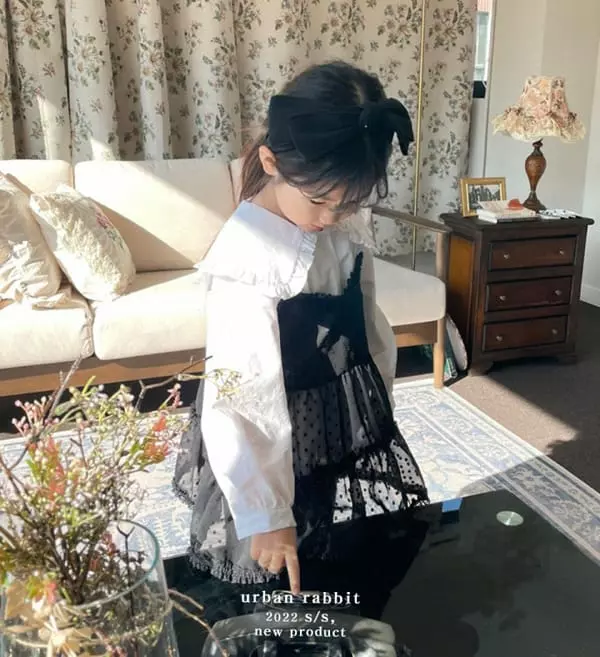 Urban Rabbit - Korean Children Fashion - #Kfashion4kids - Dot Lace One-piece