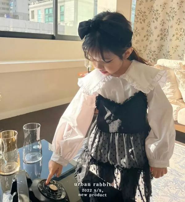 Urban Rabbit - Korean Children Fashion - #childofig - Big Collar Blouse - 7