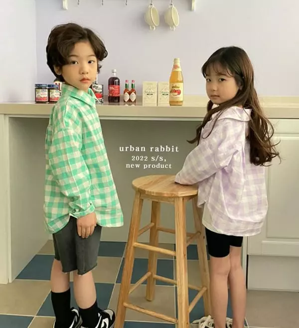 Urban Rabbit - Korean Children Fashion - #childofig - Square Shirt