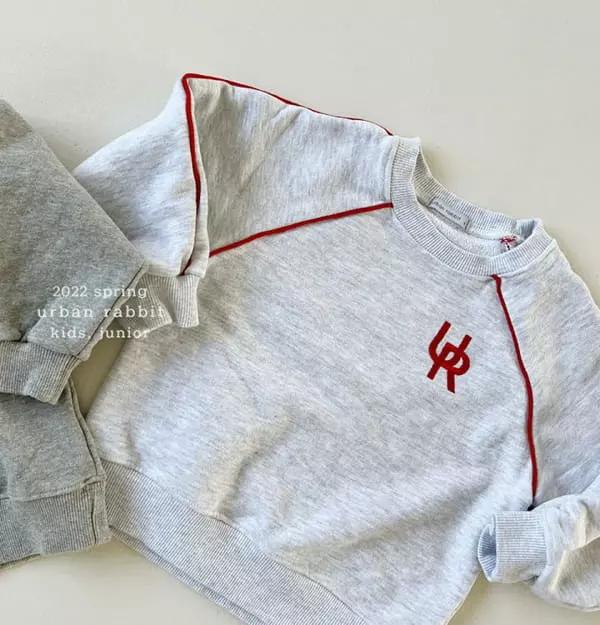 Urban Rabbit - Korean Children Fashion - #childofig - Line Embroidery Sweatshirt - 7