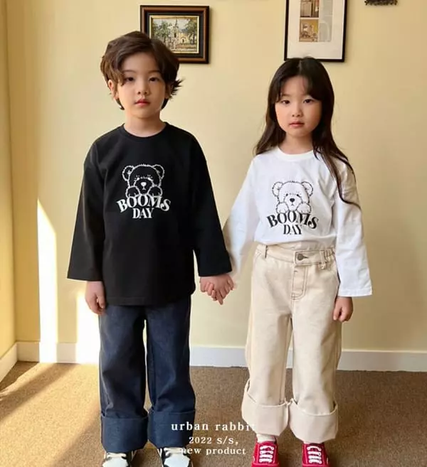 Urban Rabbit - Korean Children Fashion - #childofig - Spring Bear Tee - 4
