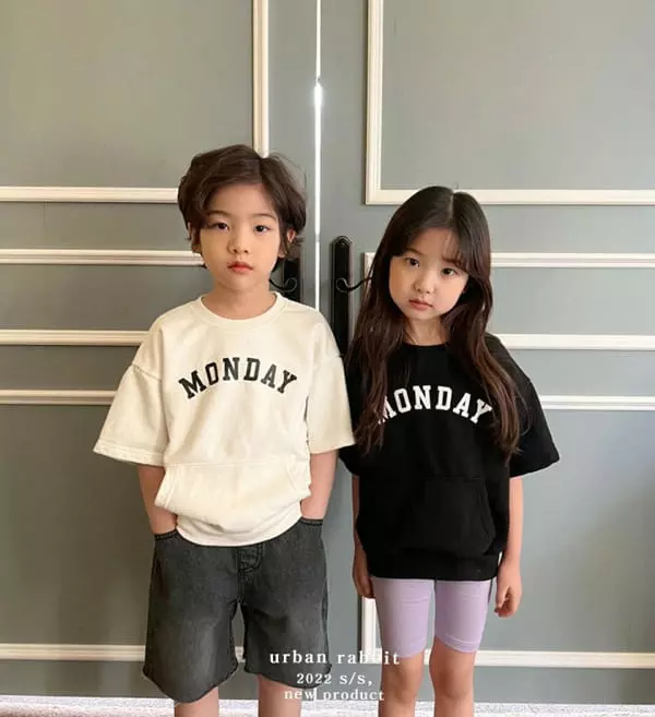 Urban Rabbit - Korean Children Fashion - #childrensboutique - Monday Kngaroo Sweatshirt