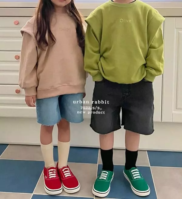 Urban Rabbit - Korean Children Fashion - #childrensboutique - Capri Jeans - 10