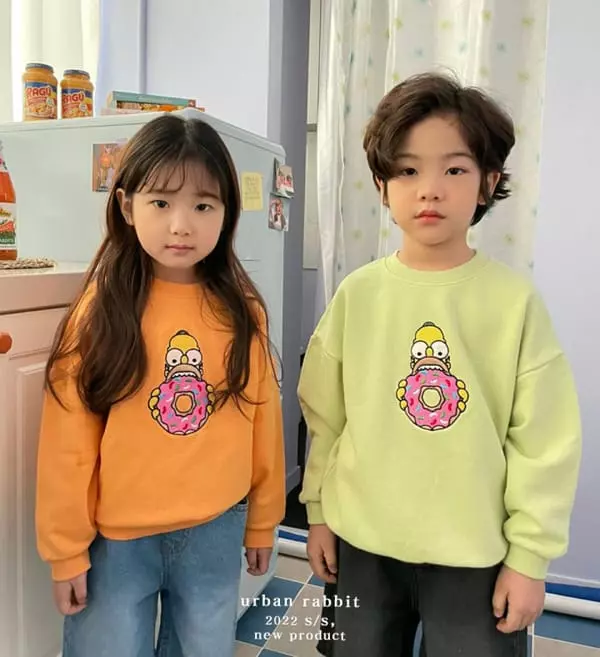 Urban Rabbit - Korean Children Fashion - #childrensboutique - Dounut Embroidery Sweatshirt - 9