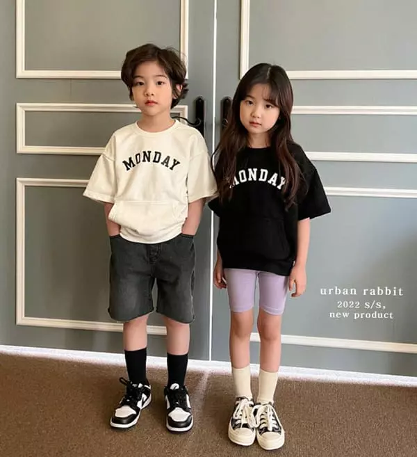 Urban Rabbit - Korean Children Fashion - #discoveringself - Monday Kngaroo Sweatshirt - 3