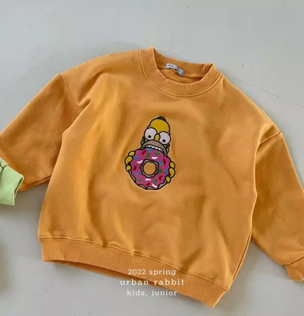 Urban Rabbit - Korean Children Fashion - #discoveringself - Dounut Embroidery Sweatshirt - 11