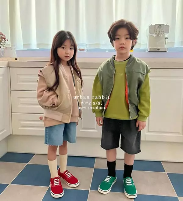 Urban Rabbit - Korean Children Fashion - #discoveringself - Field Vest Jacket - 4