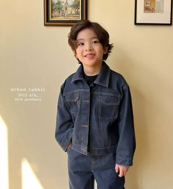 Urban Rabbit - Korean Children Fashion - #fashionkids - Denim Jacket