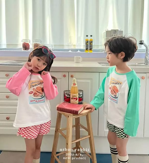 Urban Rabbit - Korean Children Fashion - #kidsstore - Pan Cake Raglan Tee - 2