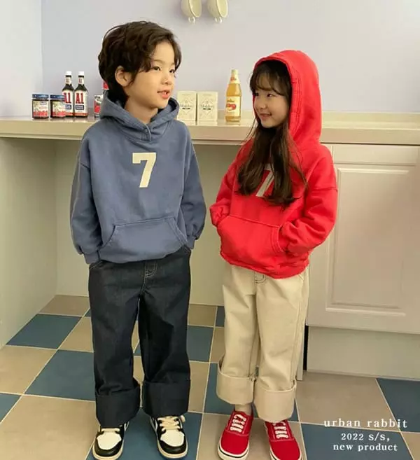 Urban Rabbit - Korean Children Fashion - #kidsstore - Seven Hoody - 5