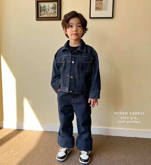 Urban Rabbit - Korean Children Fashion - #kidsstore - Denim Jacket - 3