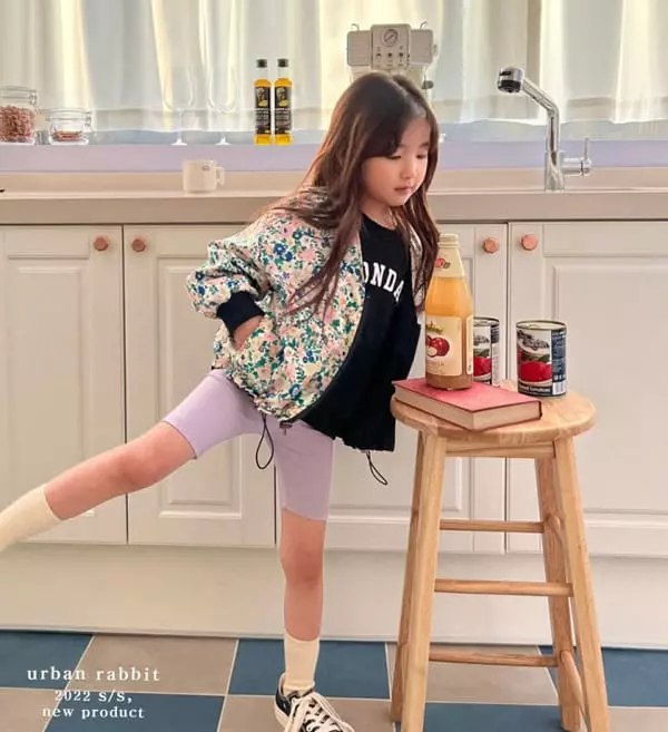 Urban Rabbit - Korean Children Fashion - #kidzfashiontrend - Capri Leggings - 6